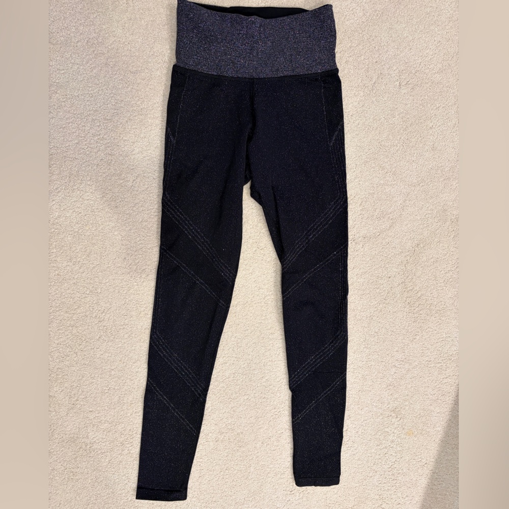 Athleta Black Sparkle Leggings